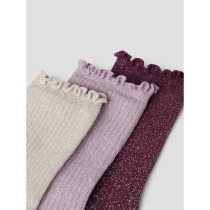 NAME IT 3-Pak Glimmer Strømper Rosie Keepsake Lilac